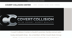 Desktop Screenshot of covertcollision.com